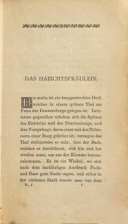 Aus der Jugendzeit