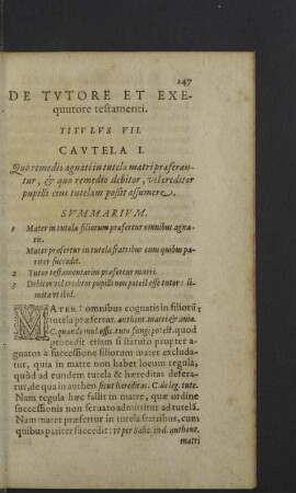 Titulus VII.