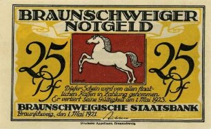Notgeld - 25 Pfennig