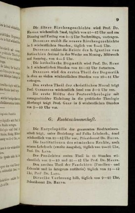 9-11, G. Rechtswissenschaft