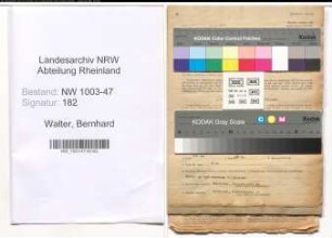 Entnazifizierung Bernhard Walter , geb. 13.08.1914 (Assessor)