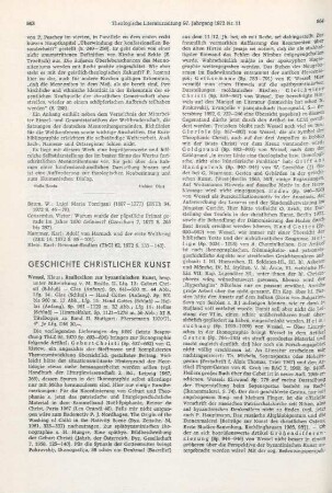 863-866 [Rezension] Reallexikon zur byzantinischen Kunst.