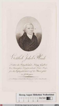 Bildnis Gottlieb Jacob Planck