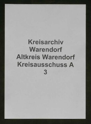 Verband der Preußischen Landkreise, Spez.