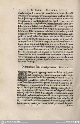31. Quantus fuerit Solis Lunaeque defectus.