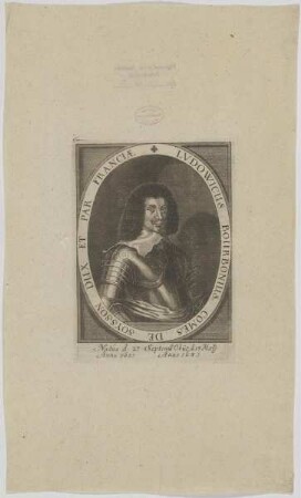 Bildnis von Lvdowicus Bourbonius, Comes de Soysson