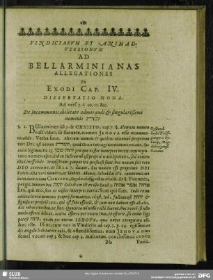 Dissertatio Nona