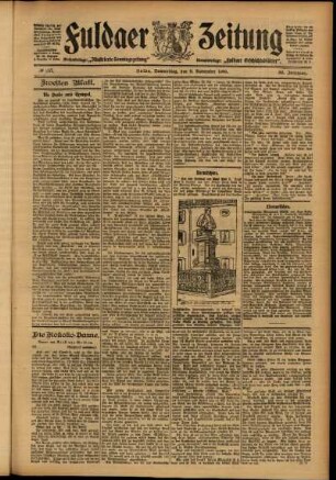 Zweite Ausgabe vom Donnerstag, den 09. November 1905.
