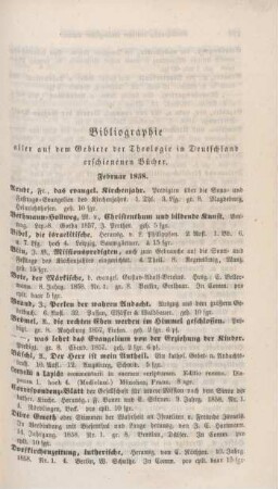 275-280 Bibliographie deutscher theologischer Bücher