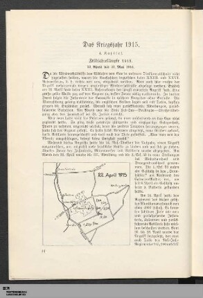 Das Kriegsjahr 1915
