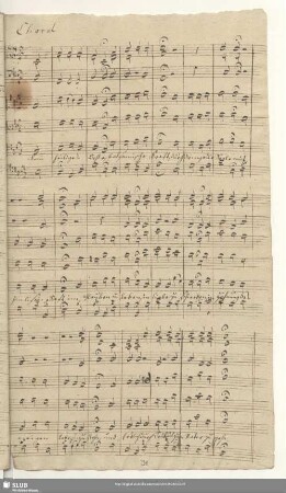 Choral: Komm heiliges Öle balsamische Kraft