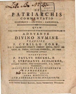 De Patriarchis