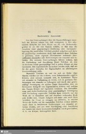 [Dritter Vortrag]