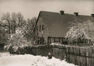 Winter im Dorf. Motiv aus Schierke