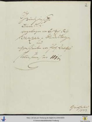 (2r) Besitzvermerk von Franz Karl Grieshaber.