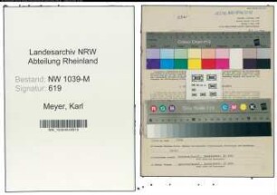 Entnazifizierung Karl Meyer , geb. 20.05.1889 (Angestellter)
