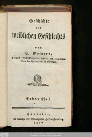 3: Geschichte des weiblichen Geschlechts