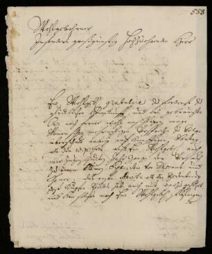 Brief von Christoph Graupner an Johann Friedrich von Uffenbach. Darmstadt, 29.7.1728