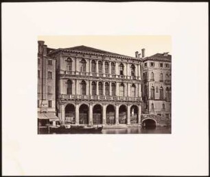 Palazzo Dolfin Manin, Venedig: Ansicht (aus: sog. »Koch-Mappe«)