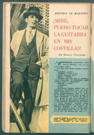 ¡Mire, puedo tocar la guitarra en mis costillas! : Historia de maestros