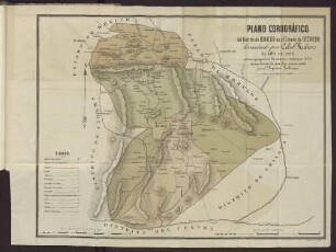 Plano Corografico del Distrito de Hidalgo en el Estado de Guerrero