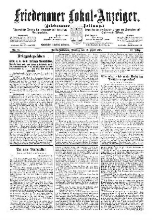 Nr. 91, 19.04.1915