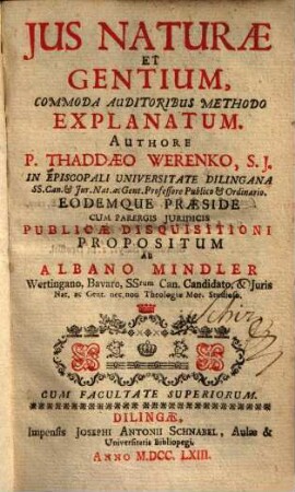 Jus Naturae Et Gentium : Commoda Auditoribus Methodo Explanatum