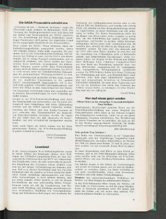 Die SAGA-Pressestelle schreibt uns