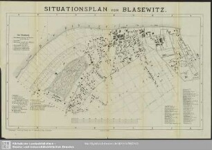 Karte : Situationsplan von Blasewitz