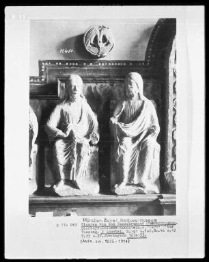 Die Figuren von den Wessobrunner Chorschranken — Elf Apostelfiguren — Apostel