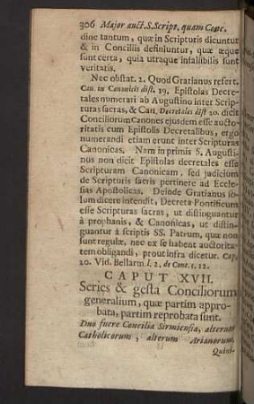 Caput XVII. Serie & gesta Conciliorum generalium, quae partim approbata, partim reprobata sunt.