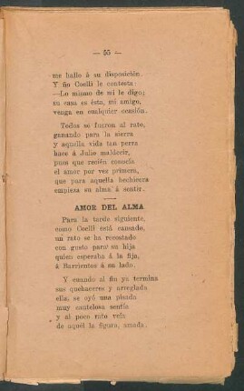 Amor del alma