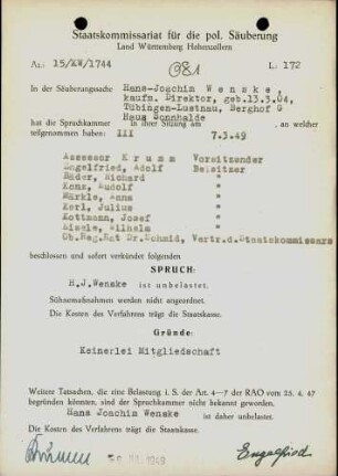 Wenske, Hans-Joachim