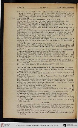 II. Münzen süddeutscher Kleinrentner (Nr. 41-157)