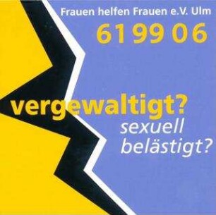 Eigenwerbung "Frauen helfen Frauen"