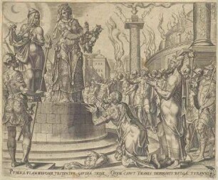 Judith zeigt das Haupt des Holofernes, Blatt 7 aus der Folge "Die Geschichte von Judith und Holofernes"