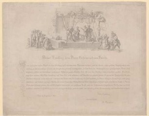 Vorspiel auf dem Theater. Mit des Mahlers Zueignung an den Dichter