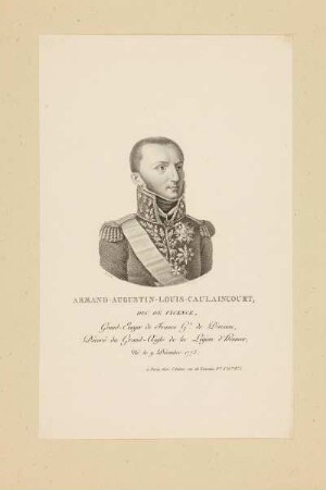 Bildnis des Armand-Augustin-Louis-Caulaincourt