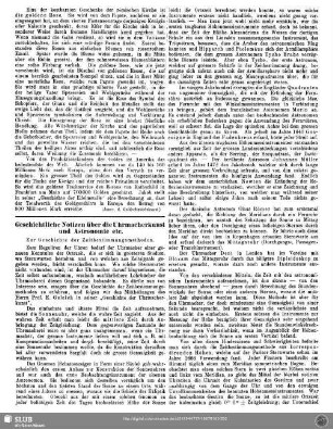 Geschichtliche Notizen über die Uhrmacherkunst und Astronomie etc.