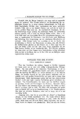 Schiller und die Jugend