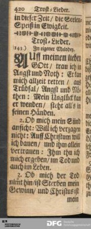 Trost-Lieder.