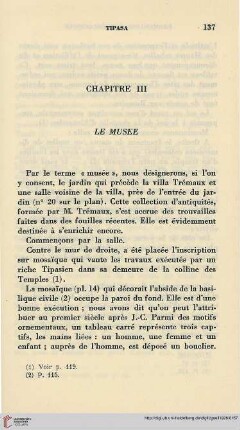 Chapitre III: Le musée