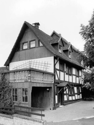 Fachwerkwohnhaus; Alsfeld, Erbsengasse 26