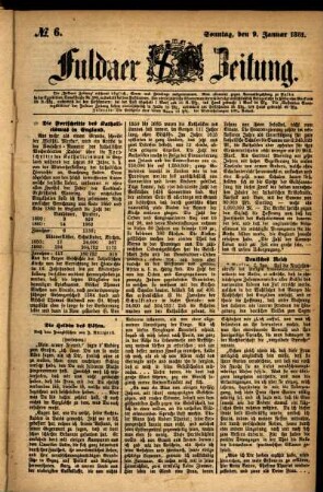 Ausgabe vom Sonntag, den 09. Januar 1881.