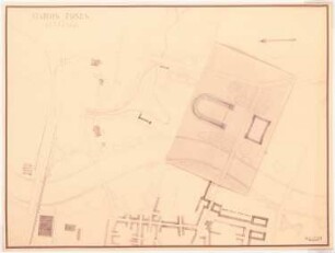 Stadion, Posen: Lageplan 1:2500