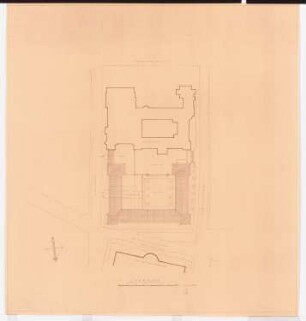 Schloss Posen, Posen Umbau: Lageplan 1:500