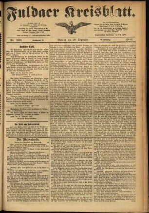 Ausgabe vom Montag, den 28. Dezember 1908.