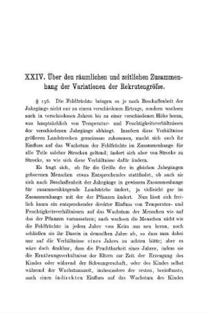 Zweiter Teil. Specielle Untersuchungen.