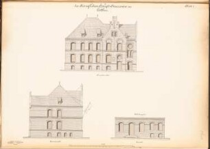 Hauptsteueramt, Cottbus: Grundriss KG 1:100