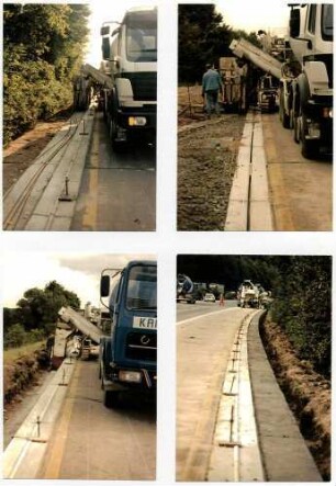 Ortbeton-Schutzwand bei Dertingen ( Richtung Frankfurt: km 260,670 - 262,105; Richtung Nürnberg: km 260,670 - 262,728)